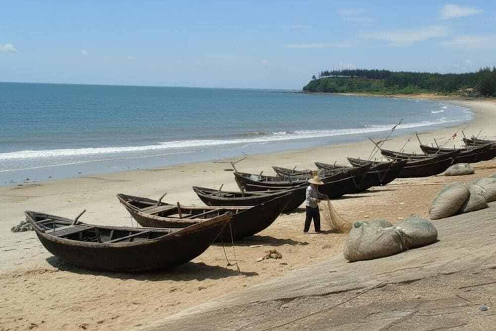 B&atilde;i biển Quất L&acirc;m l&agrave; điểm đến th&uacute; vị tại Nam Định m&agrave; bạn kh&ocirc;ng thể bỏ qua